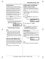 Preview for 19 page of Panasonic KX-TG2421W Operating Instructions Manual