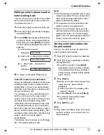 Preview for 27 page of Panasonic KX-TG2421W Operating Instructions Manual