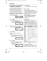 Preview for 22 page of Panasonic KX-TG2423BX Operating Instructions Manual