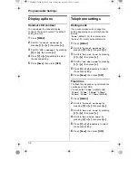 Preview for 34 page of Panasonic KX-TG2423BX Operating Instructions Manual