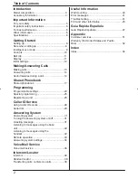 Preview for 2 page of Panasonic KX-TG242SK Operating Instructions Manual