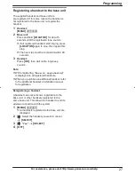 Preview for 27 page of Panasonic KX-TG242SK Operating Instructions Manual