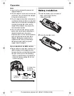 Предварительный просмотр 10 страницы Panasonic KX-TG2431. Operating Instructions Manual