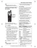 Предварительный просмотр 45 страницы Panasonic KX-TG2431. Operating Instructions Manual