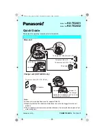 Preview for 1 page of Panasonic KX-TG2431. Quick Manual