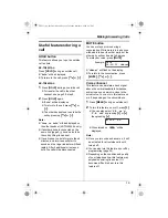 Предварительный просмотр 19 страницы Panasonic KX-TG2431AL Operating Instructions Manual