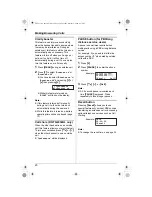 Предварительный просмотр 20 страницы Panasonic KX-TG2431AL Operating Instructions Manual