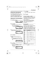 Предварительный просмотр 21 страницы Panasonic KX-TG2431AL Operating Instructions Manual