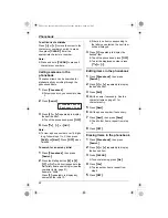 Предварительный просмотр 22 страницы Panasonic KX-TG2431AL Operating Instructions Manual