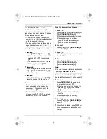 Предварительный просмотр 29 страницы Panasonic KX-TG2431AL Operating Instructions Manual