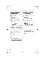 Предварительный просмотр 30 страницы Panasonic KX-TG2431AL Operating Instructions Manual