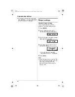 Предварительный просмотр 32 страницы Panasonic KX-TG2431AL Operating Instructions Manual