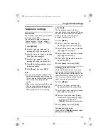 Предварительный просмотр 35 страницы Panasonic KX-TG2431AL Operating Instructions Manual