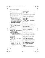 Предварительный просмотр 36 страницы Panasonic KX-TG2431AL Operating Instructions Manual