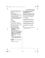 Предварительный просмотр 37 страницы Panasonic KX-TG2431AL Operating Instructions Manual