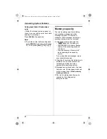 Предварительный просмотр 44 страницы Panasonic KX-TG2431AL Operating Instructions Manual