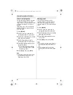 Предварительный просмотр 48 страницы Panasonic KX-TG2431AL Operating Instructions Manual