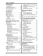 Preview for 2 page of Panasonic KX-TG2431NZ Operating Instructions Manual