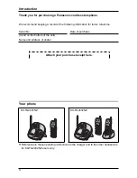 Preview for 4 page of Panasonic KX-TG2431NZ Operating Instructions Manual