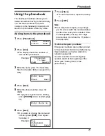 Preview for 23 page of Panasonic KX-TG2431NZ Operating Instructions Manual