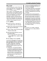 Preview for 49 page of Panasonic KX-TG2432NZ Operating Instructions Manual