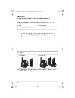 Предварительный просмотр 4 страницы Panasonic KX-TG2433BX Operating Instructions Manual