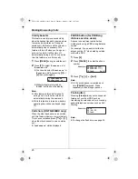 Предварительный просмотр 20 страницы Panasonic KX-TG2433BX Operating Instructions Manual