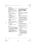 Предварительный просмотр 24 страницы Panasonic KX-TG2433BX Operating Instructions Manual