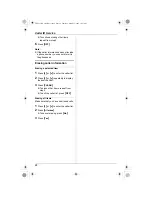 Предварительный просмотр 28 страницы Panasonic KX-TG2433BX Operating Instructions Manual