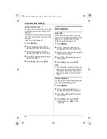 Предварительный просмотр 34 страницы Panasonic KX-TG2433BX Operating Instructions Manual