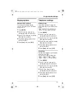 Предварительный просмотр 35 страницы Panasonic KX-TG2433BX Operating Instructions Manual