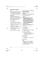 Предварительный просмотр 36 страницы Panasonic KX-TG2433BX Operating Instructions Manual