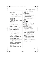 Предварительный просмотр 37 страницы Panasonic KX-TG2433BX Operating Instructions Manual