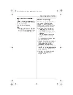 Предварительный просмотр 45 страницы Panasonic KX-TG2433BX Operating Instructions Manual