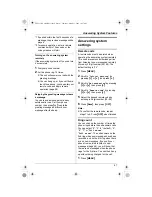 Предварительный просмотр 47 страницы Panasonic KX-TG2433BX Operating Instructions Manual