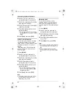 Предварительный просмотр 48 страницы Panasonic KX-TG2433BX Operating Instructions Manual