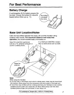 Предварительный просмотр 3 страницы Panasonic KX-TG2451 Operating Instructions Manual