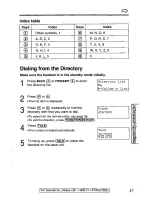 Предварительный просмотр 37 страницы Panasonic KX-TG2451 Operating Instructions Manual