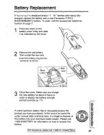 Предварительный просмотр 49 страницы Panasonic KX-TG2451 Operating Instructions Manual