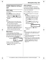 Preview for 23 page of Panasonic KX-TG2480 Operating Instructions Manual