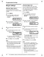 Preview for 36 page of Panasonic KX-TG2480 Operating Instructions Manual