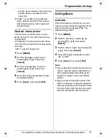 Preview for 37 page of Panasonic KX-TG2480 Operating Instructions Manual