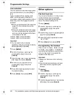 Preview for 40 page of Panasonic KX-TG2480 Operating Instructions Manual