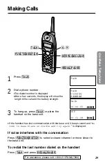 Предварительный просмотр 29 страницы Panasonic KX-TG2481B Operating Instructions Manual