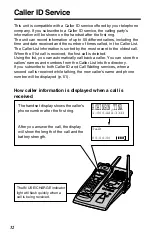 Предварительный просмотр 32 страницы Panasonic KX-TG2481B Operating Instructions Manual