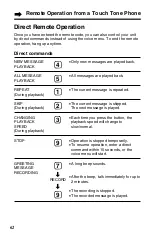 Предварительный просмотр 62 страницы Panasonic KX-TG2481B Operating Instructions Manual