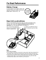 Preview for 3 page of Panasonic KX-TG2481CB Operating Instructions Manual