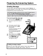 Preview for 22 page of Panasonic KX-TG2481CB Operating Instructions Manual