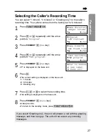 Preview for 27 page of Panasonic KX-TG2481CB Operating Instructions Manual