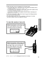 Preview for 33 page of Panasonic KX-TG2481CB Operating Instructions Manual